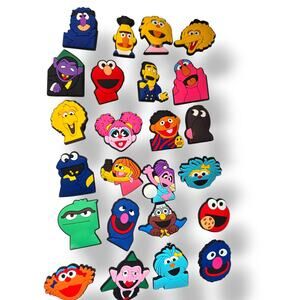 24 Sesame Street Inspired Shoe Charms | Size OS